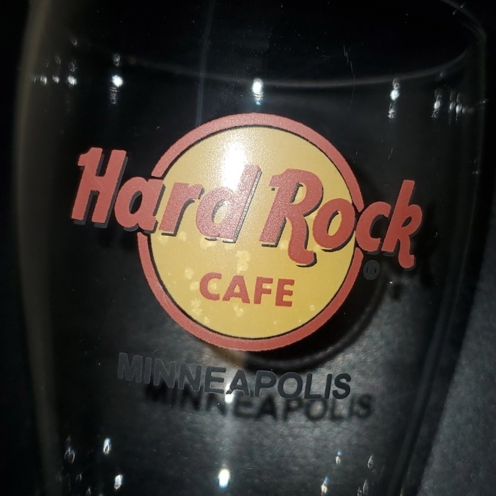 Minneapolis MN Pint Pilsner Glass‎ Hard Rock Cafe